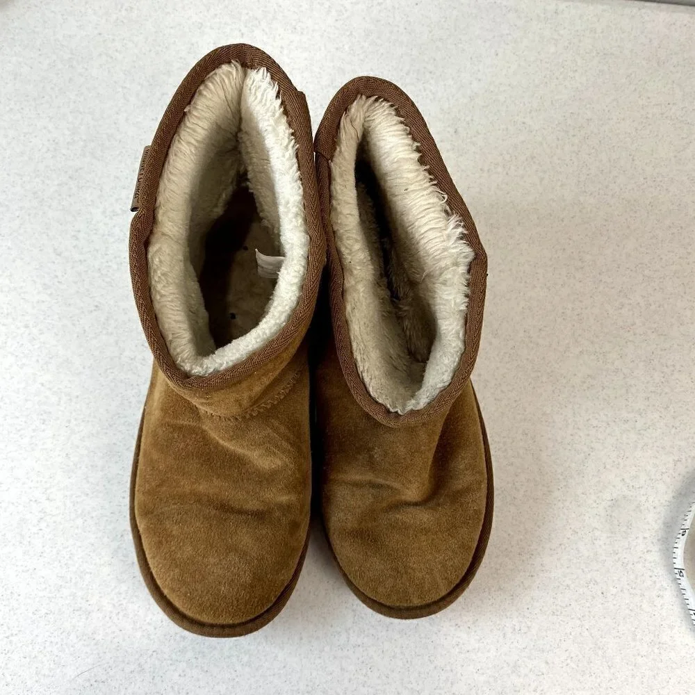 Minnetonka Backus Boots Tan 8